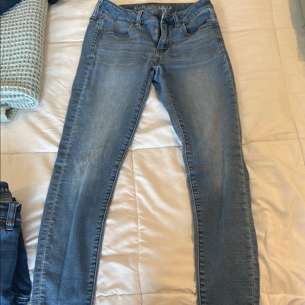 American Eagle Women's Blue Jeans